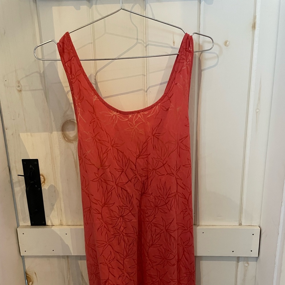 Carve Designs Cross Back Beach Cover Up (coral orange)